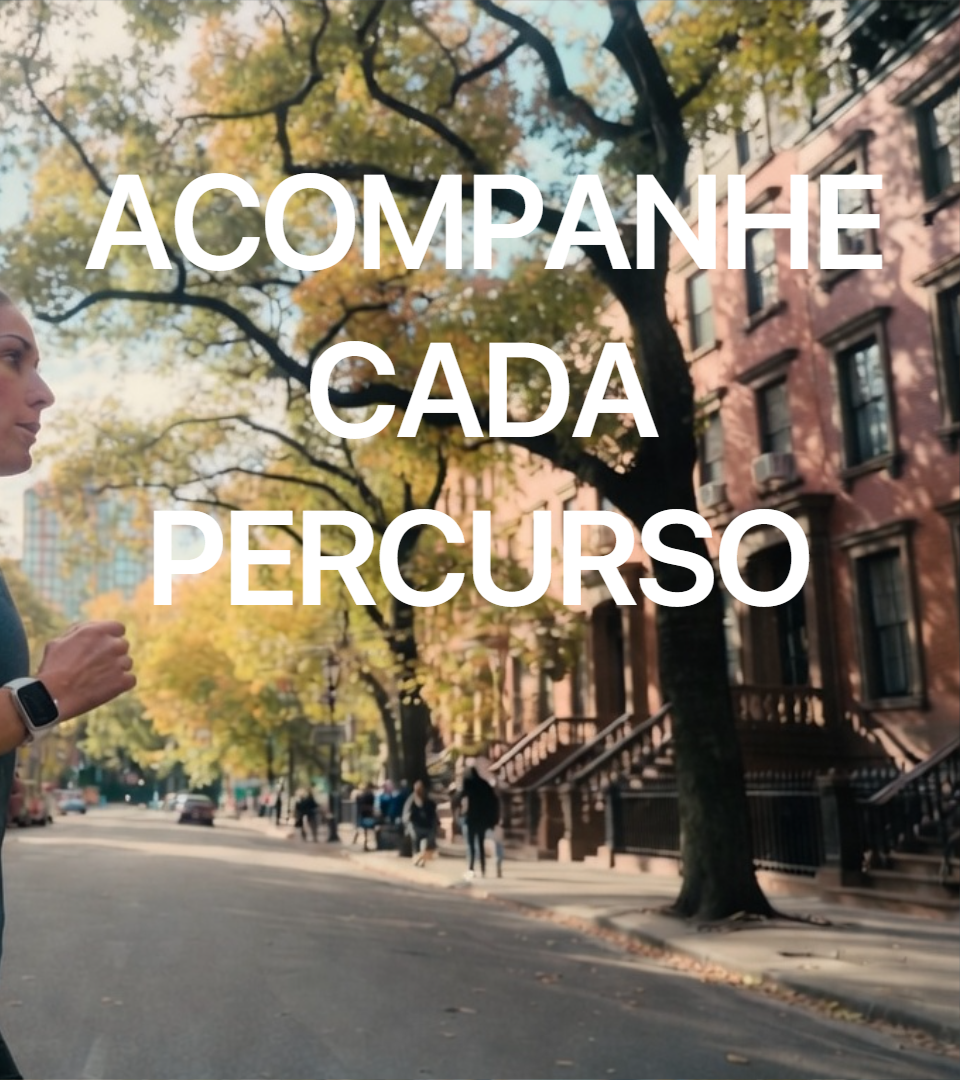 Acompanhamento de corrida — lado direito